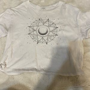 white sun crop top
